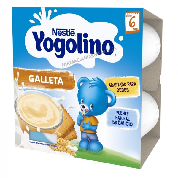 NESTLE YOGOLINO GALLETA 4 ENVASES 100 G