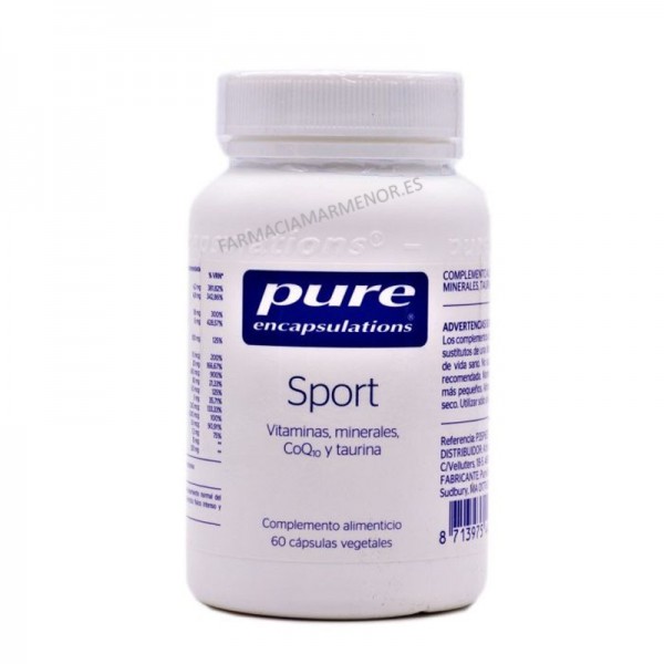 PURE ENCAPSULATIONS SPORT 60 CAPSULAS