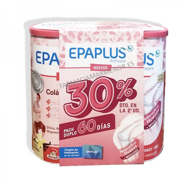 PACK EPAPLUS HUESOS VAINILLA COLAGENO...