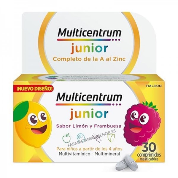 MULTICENTRUM JUNIOR 30 COMPRIMIDOS