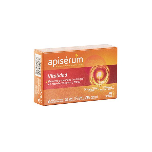 APISERUM VITALIDAD 30 CAPSULAS BLANDAS