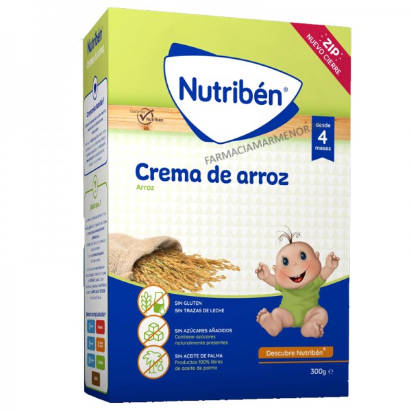 NUTRIBEN CREMA DE ARROZ SIN LECHE 300G