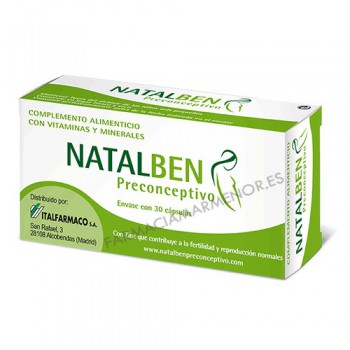 NATALBEN PRECONCEPTIVO 30 CAPS