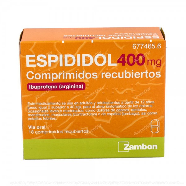 ESPIDIDOL 400 mg COMPRIMIDOS...