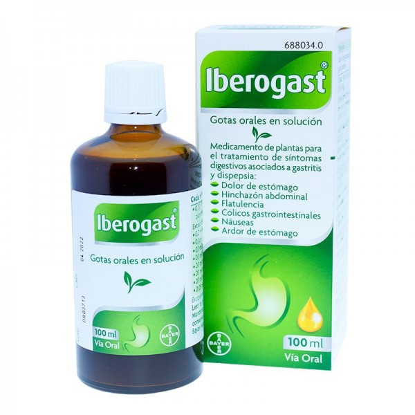 IBEROGAST GOTAS ORALES EN SOLUCION, 1...