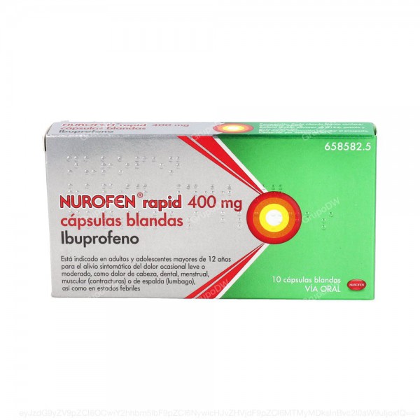 NUROFEN RAPID 400 mg CAPSULAS...