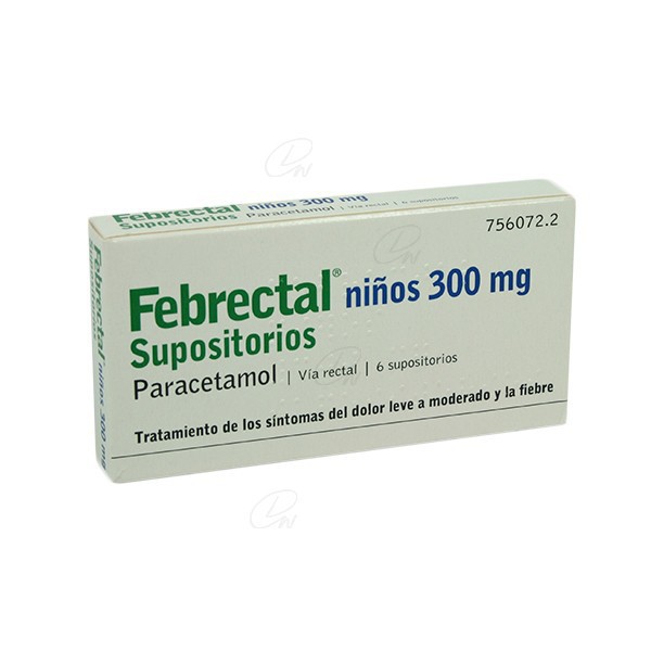 FEBRECTAL NIÑOS 300 mg SUPOSITORIOS,...