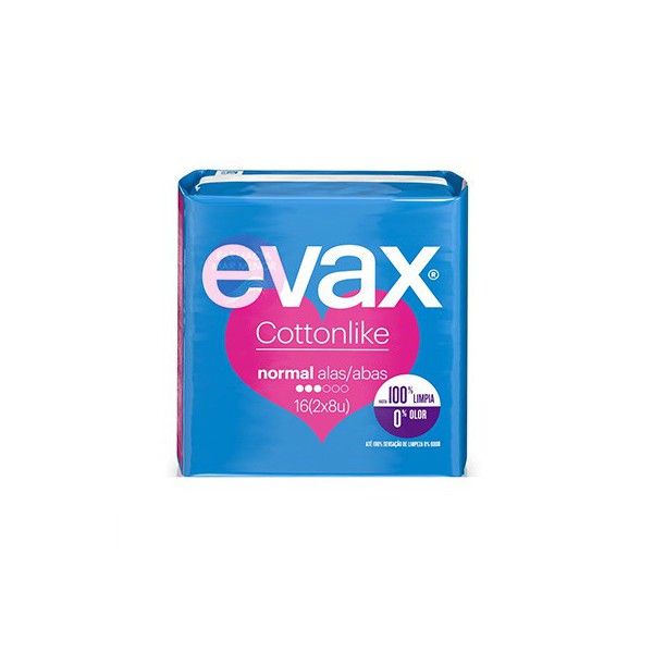EVAX COTTONLIKE ALAS NORMAL 16 UNIDADES