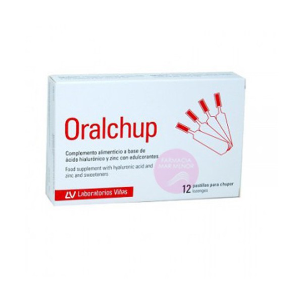 ORALCHUP 12 PASTILLAS znac hialurónico