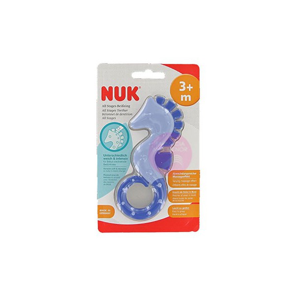 NUK MORDEDOR SUAVE CABALLITO DE MAR 3M