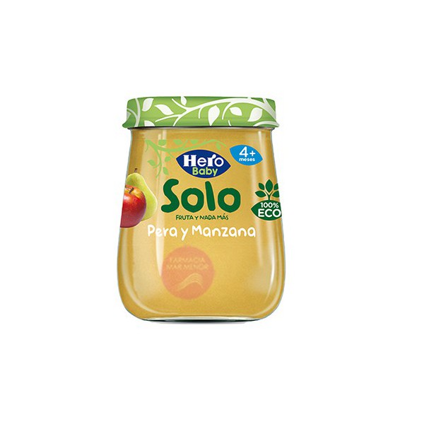 HERO BABY SOLO PERA Y MANZANA 120 G