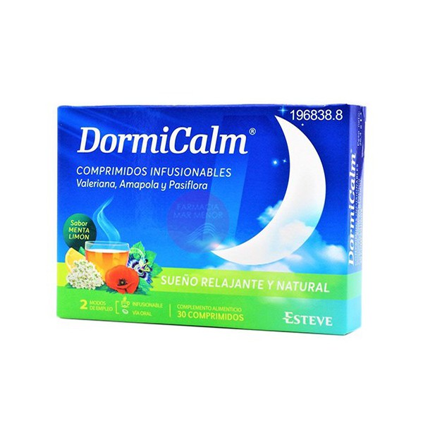 DORMICALM 30 COMPRIMIDOS INFUSIONABLES