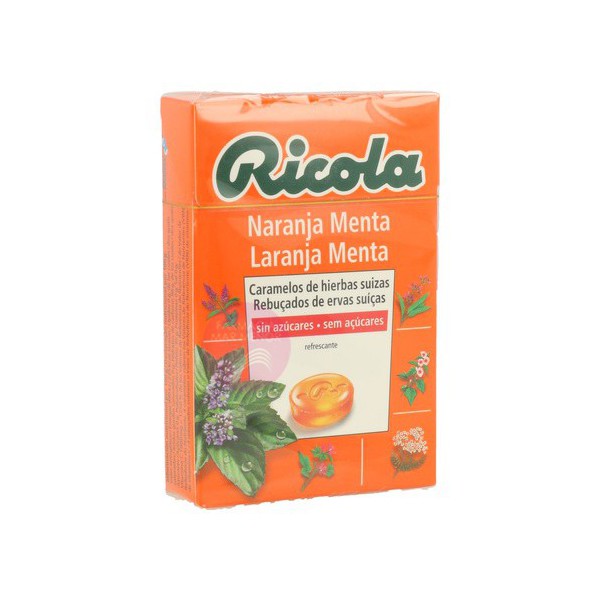 RICOLA CARAMELOS SIN AZUCAR naranja...