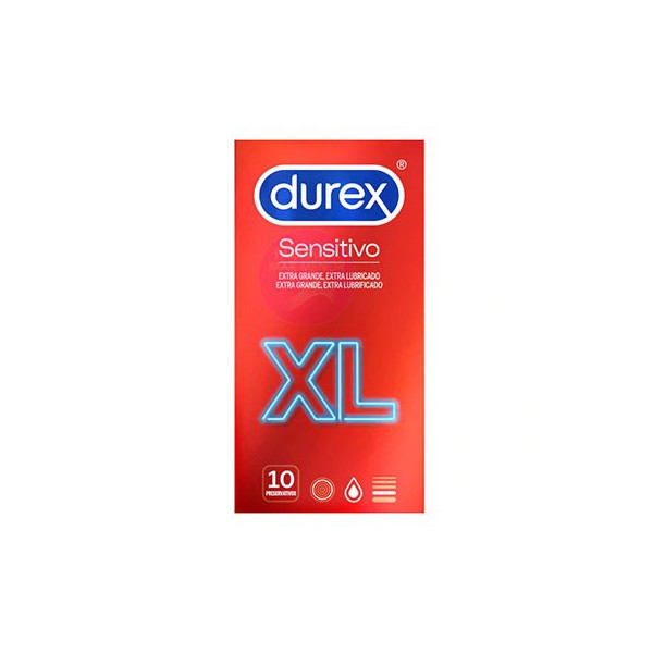 DUREX SENSITIVO XL 10 PRESERVATIVOS