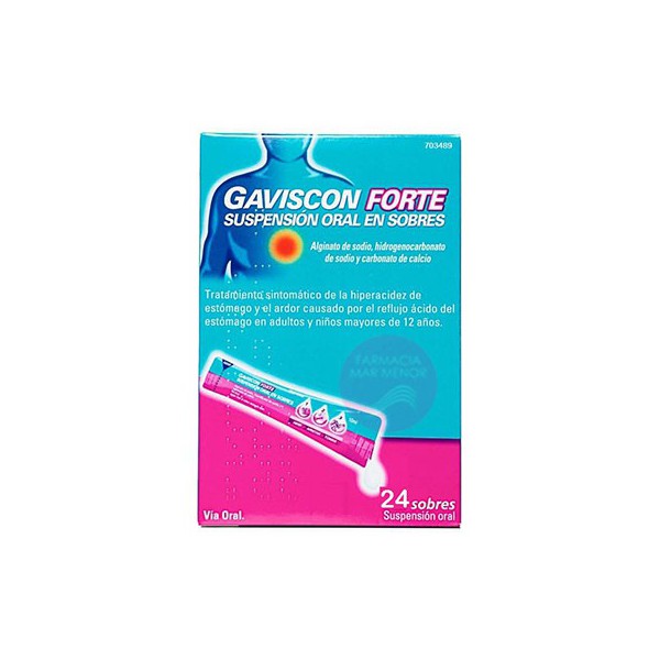 GAVISCON FORTE 24 sobres suspensión oral
