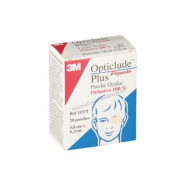 OPTICLUDE PLUS PEQUEÑO 20 PARCHES