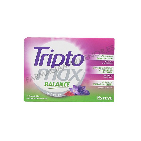 TRIPTOMAX BALANCE 15 COMPRIMIDOS