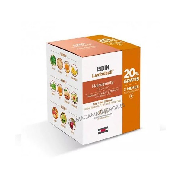LAMBDAPIL HAIRDENSITY 180 CAPSULAS