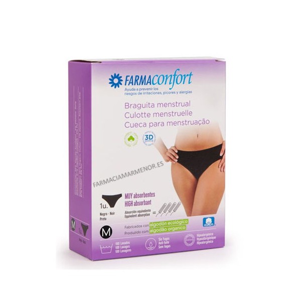 BRAGA MENSTRUAL FARMACONFORT 1 UNIDAD...