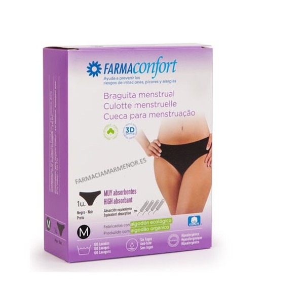 BRAGA MENSTRUAL FARMACONFORT 1 UNIDAD...