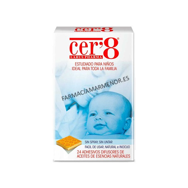 CER8 24 PARCHES ANTIMOSQUITOS