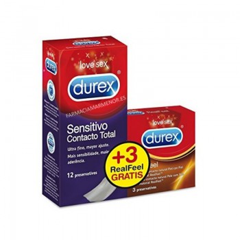 DUREX SENSITIVO CONTACTO...