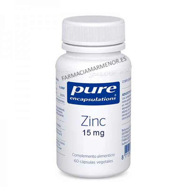 PURE ENCAPSULATIONS ZINC 60 CAPSULAS