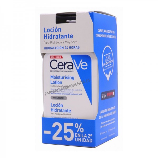 DUPLO CERAVE LOCION HIDRATANTE 2X 473 ML