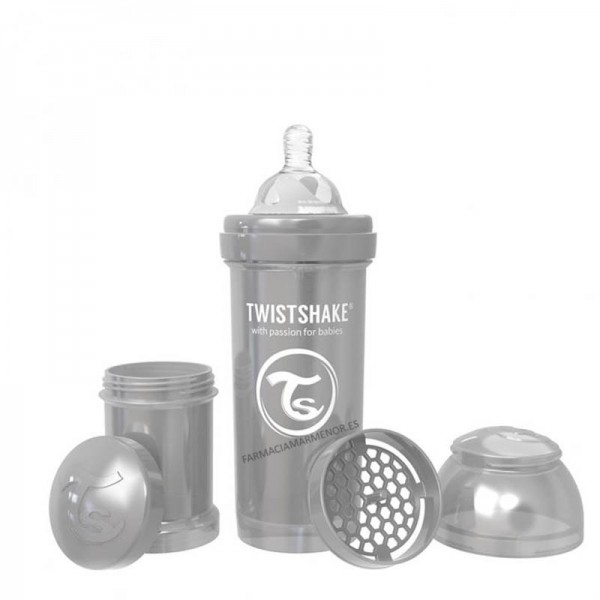 TWISTSHAKE GRIS BIBERON ANTICOLICO 260ML