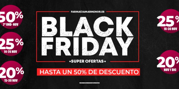 Black Friday 2022 en Farmacia Mar Menor 